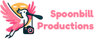 Spoonbill Logo Text for Google